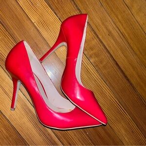 Elegant Red Stiletto Heels